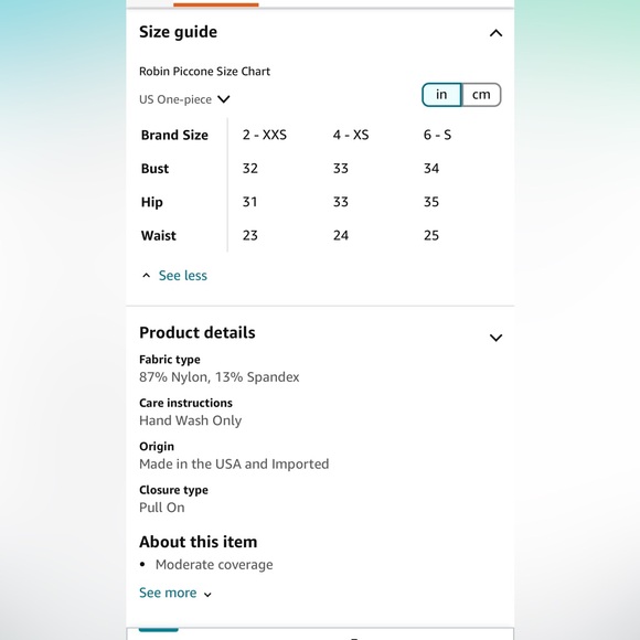 Robin Piccone Women's Standard Carly Side Tab Hipster Bikini Bottom size S - Picture 10 of 10